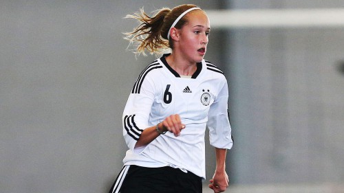 Sydney Lohmann erfolgreich mit DFB U15-Juniorinnen